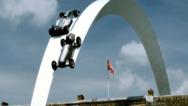视频@2014古德伍德速度节专辑之1#奔驰拱门雕塑