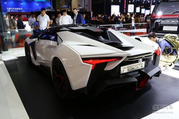 上海车展:w motors超跑fenyr supersport